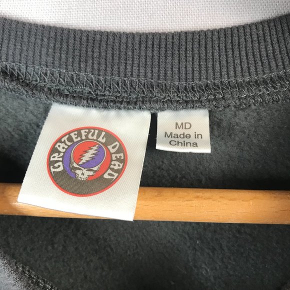 Greatful Dead Black acidwash Crewneck - Picture 2 of 5